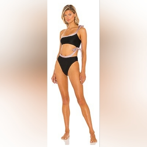 RETRO One Piece in Black & Tan Lovers and Friends - Picture 1 of 12